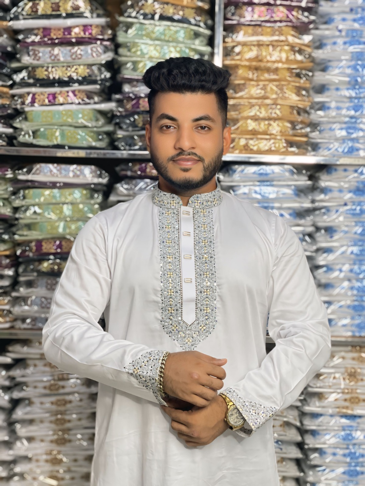 প্রিমিয়াম প্লেন শাটন কটন পাঞ্জাবি